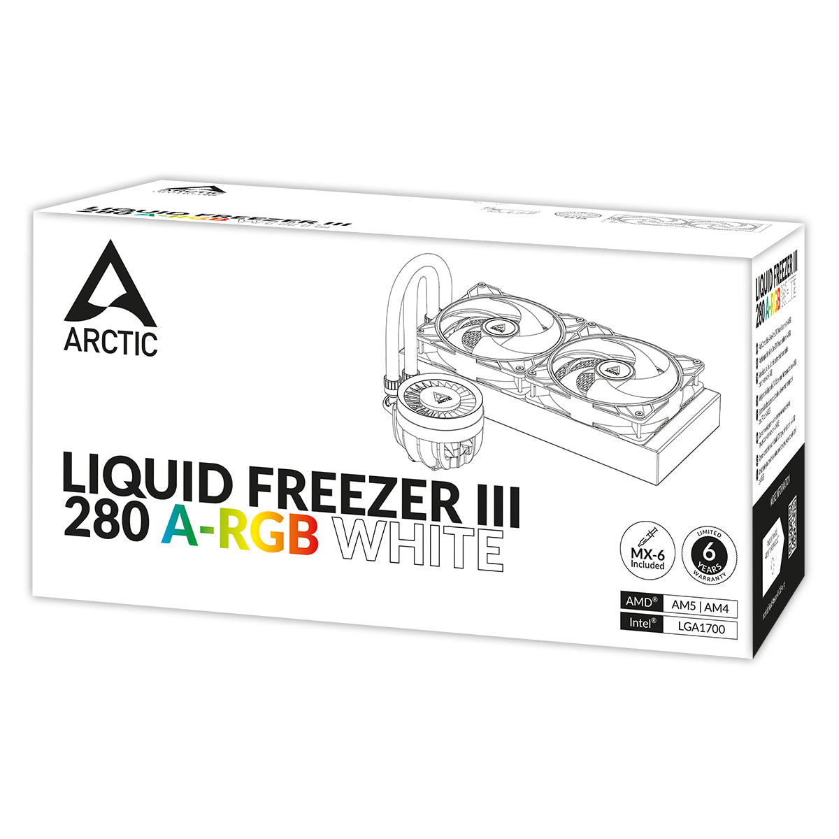 ARCTIC Liquid Freezer III 280 kølesystem 1-pack Hvid