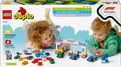 LEGO 10445 DUPLO F1 Team Racing Cars with Racers