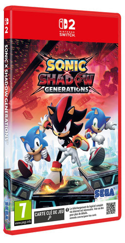 Sonic X Shadow Generations Switch 2 Game-Key Card – Switch 2 Game-Key Card-emballage