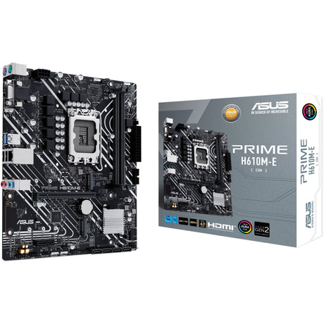 ASUS PRIME H610M-E-CSM – bundkort med emballage