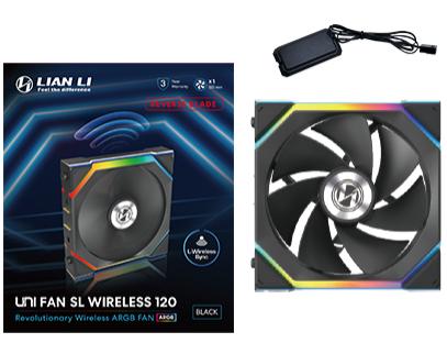 Lian Li UNI FAN SL Wireless Reverse, Sort - 120mm