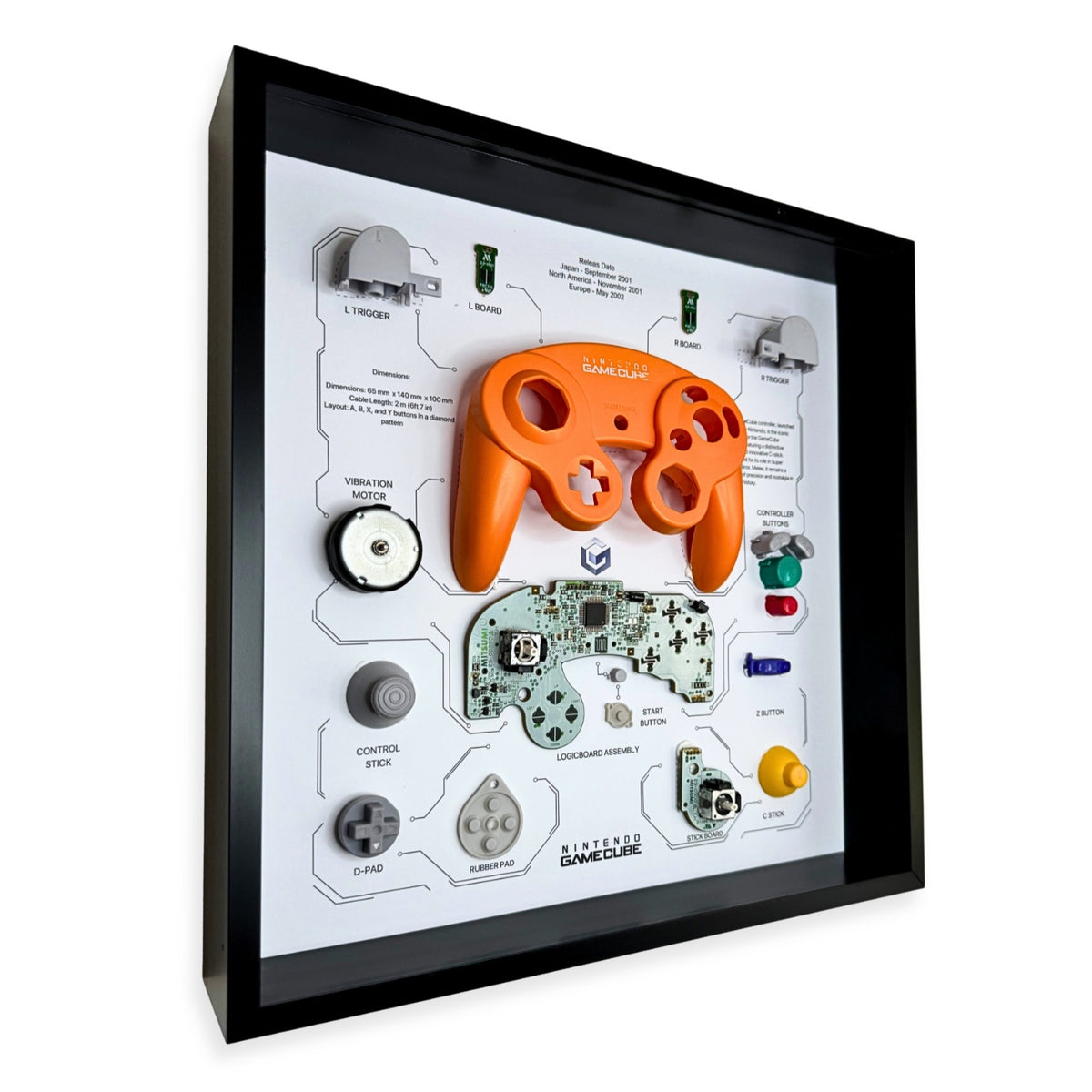 GRC Retro Art GameCube-controller – orange