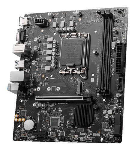 MSI PRO H610M-E DDR4 bundkort - LGA1700, micro-ATX - visning 3