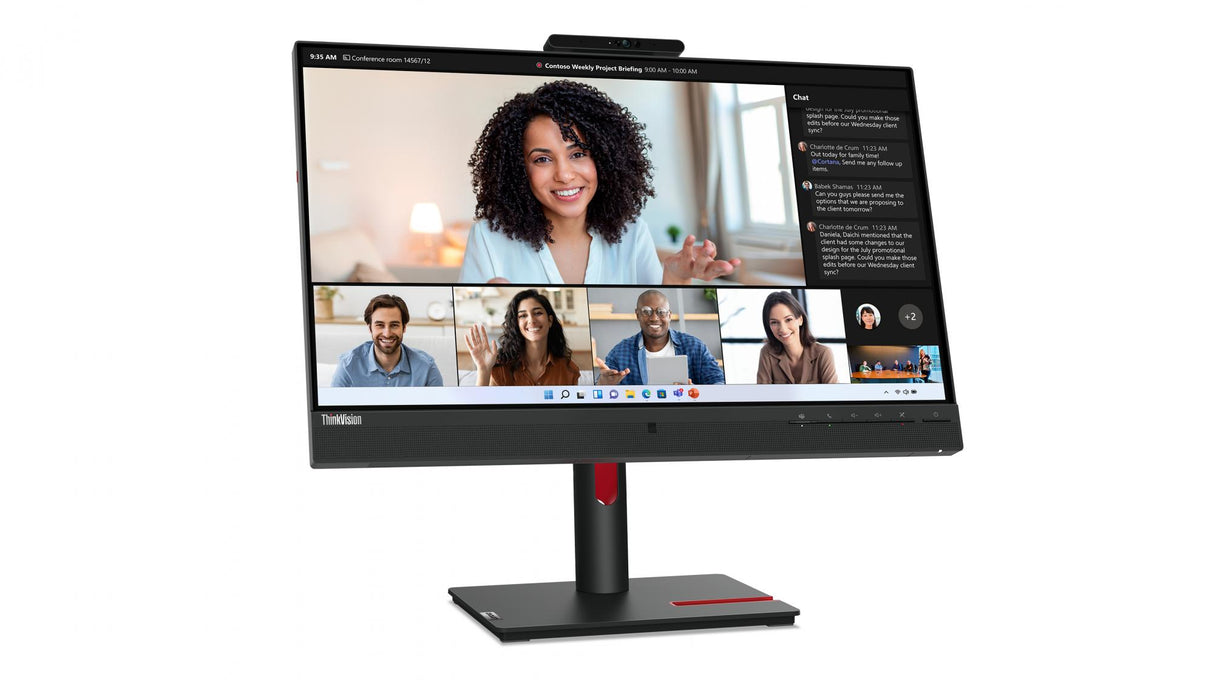 Lenovo ThinkVision T24mv-30 24 1920 x 1080 (Full HD) HDMI DisplayPort USB-C Pivot Skærm Lenovo