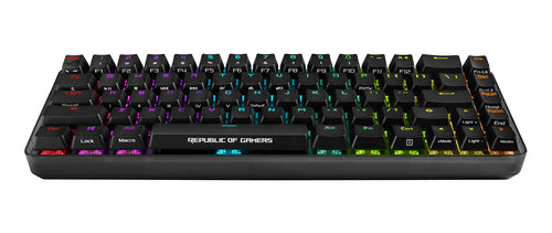 ASUS ROG Falchion – set skråt forfra (vinkel 4); layout på billedet er illustrativt
