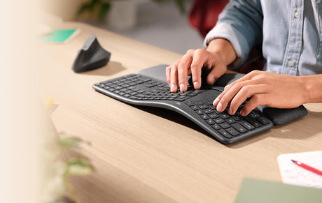 Logitech - ERGO K860 Graphite NORDIC Logitech