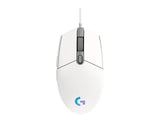 Logitech - G203 LIGHTSYNC Gaming Mouse White