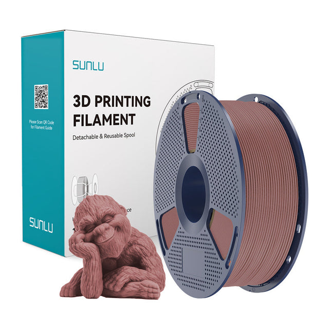 Sunlu Wood filament – kirsebærtræ, 1,75 mm, 1 kg