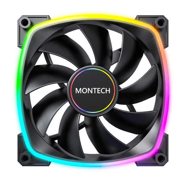 Montech AX140 PWM Black - 140mm ARGB
