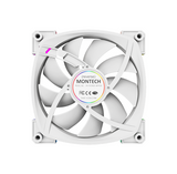 Montech RX120 PWM White  - reverse fan Montech