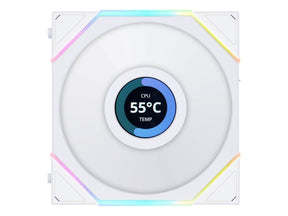 Lian Li UNI FAN TL Wireless LCD Reverse, Hvid - 120 Lian Li