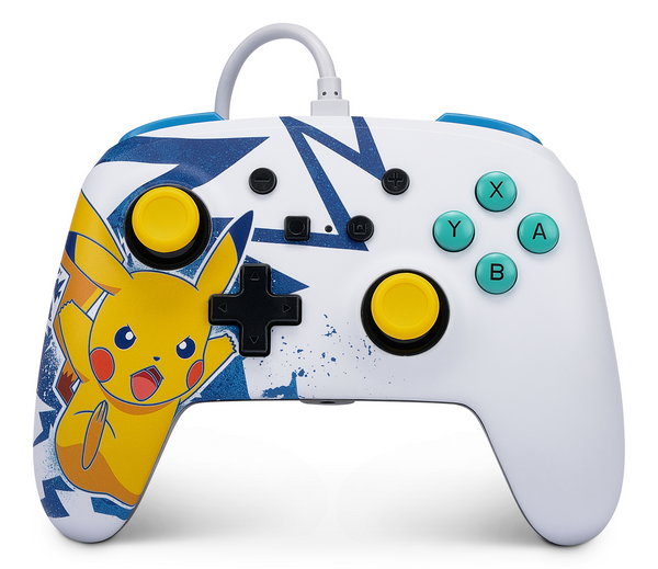 POWERA NSW ENH TRÅDBUNDEN KONTROLL - PIKACHU HÖGSPÄNNING