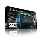 Sharkoon SKILLER SGK5 gamingtastatur – membran, RGB, tysk QWERTZ – billede 4