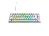 Xtrfy K5V2 RGB, Compact Mekanisk tastatur, 65%, Gennemsigtig hvid, Nordic