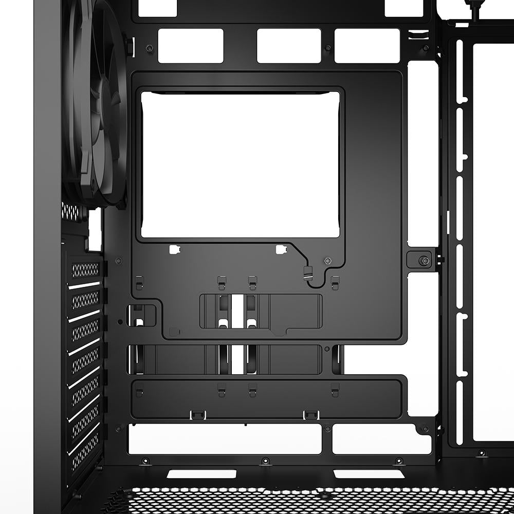 Sharkoon AK2 Black Mesh Front 2x 120mm Fans USB-C BTF ATX Gaming PC Case Sharkoon