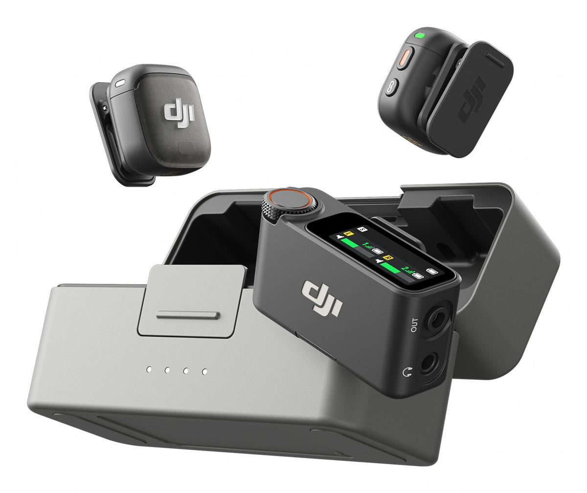 DJI - Mic 3 Wireless Microphone System (2 TX + 1 RX + Charging Case) DJI