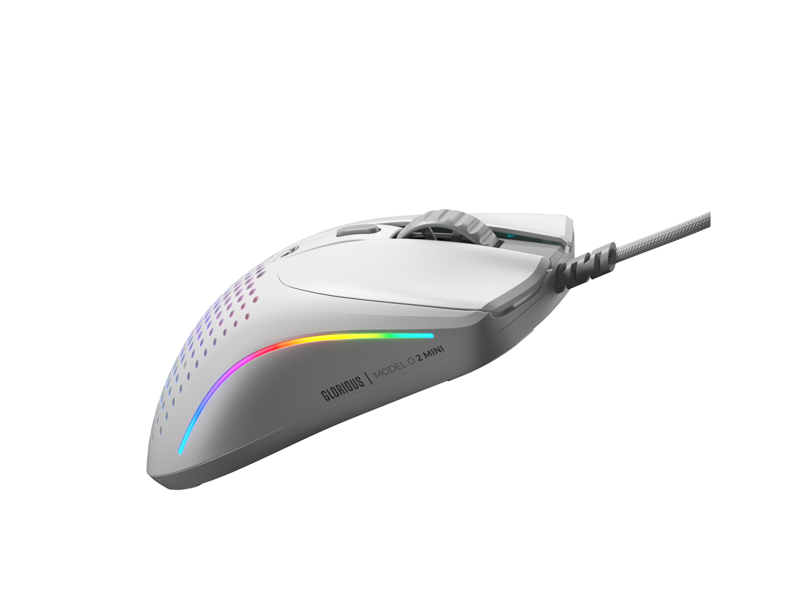 Glorious Model O 2 Mini - Mat hvid Glorious