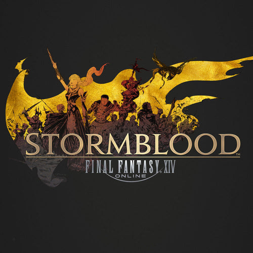 Final Fantasy XIV (14): Stormblood – PlayStation 4 – spillets illustration og logo