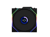 Lian Li UNI FAN TL Wireless LCD, Sort - 120 Lian Li