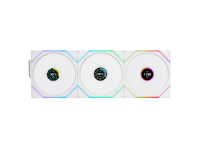 Lian Li UNI FAN TL Wireless LCD Reverse, 3 pak, Hvid - 120 Lian Li