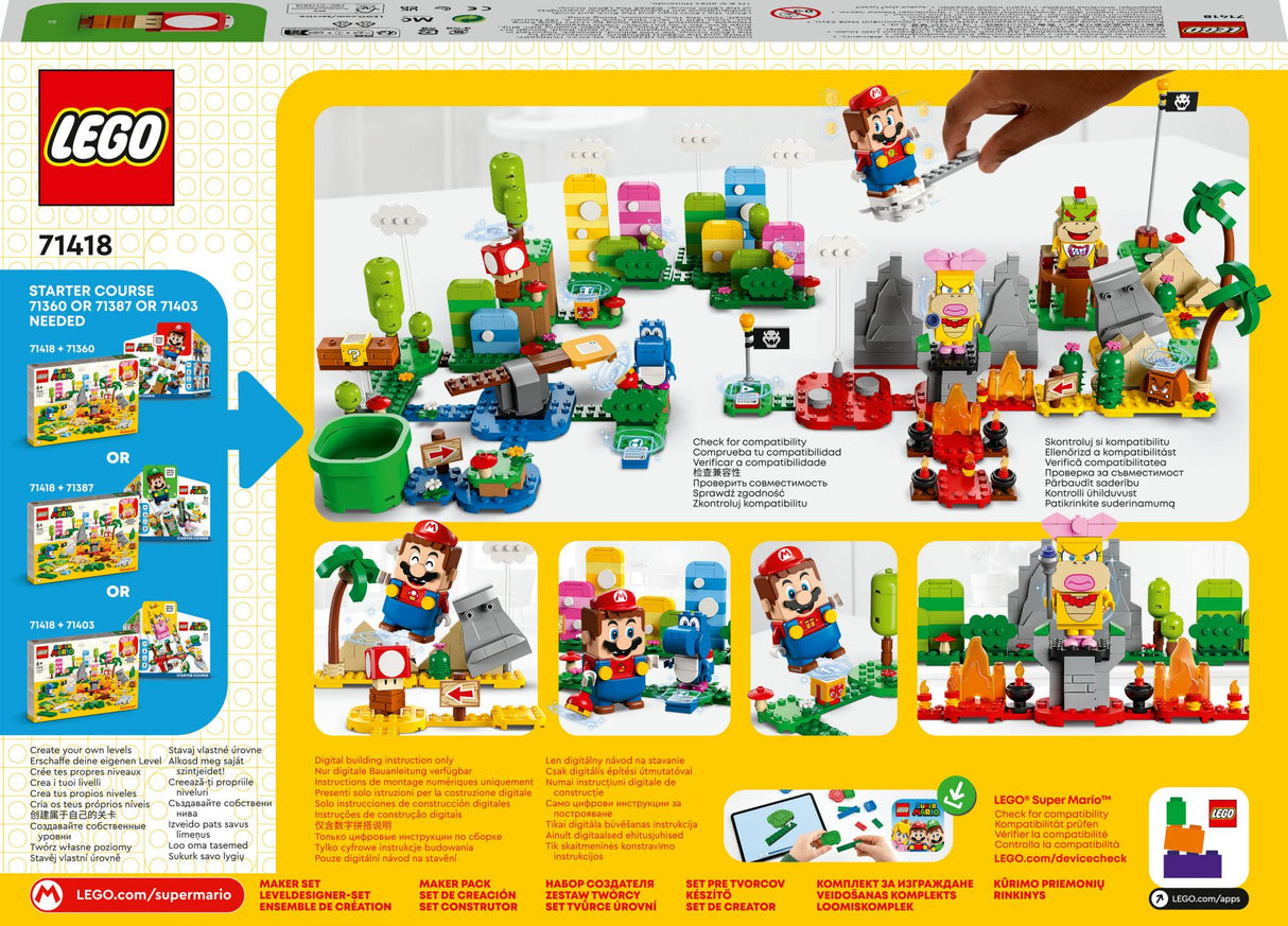 LEGO Super Mario 71418 Creativity Toolbox Maker Set LEGO