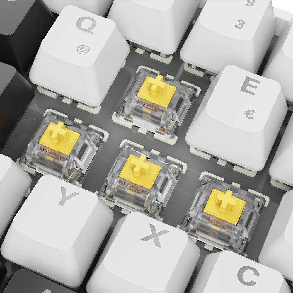 Sharkoon SKILLER SGK50 S4 Gen2 (white, DE layout, Gateron Yellow) Sharkoon