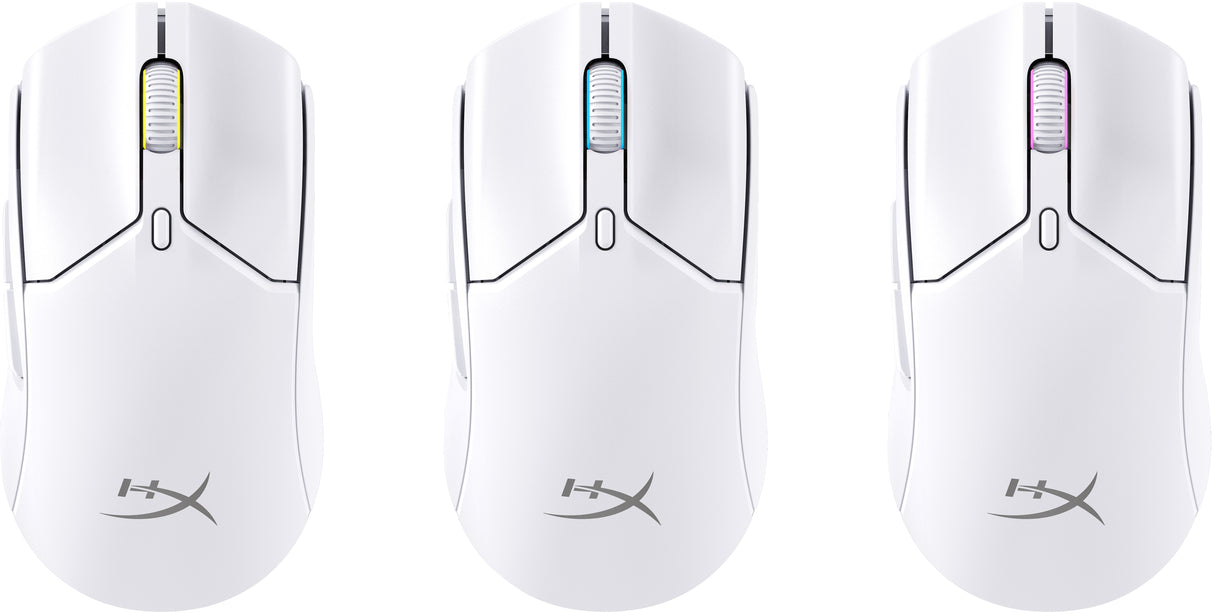 HyperX Pulsefire Haste 2 Mini Optisk Trådløs Kabling Hvid Hewlett-Packard