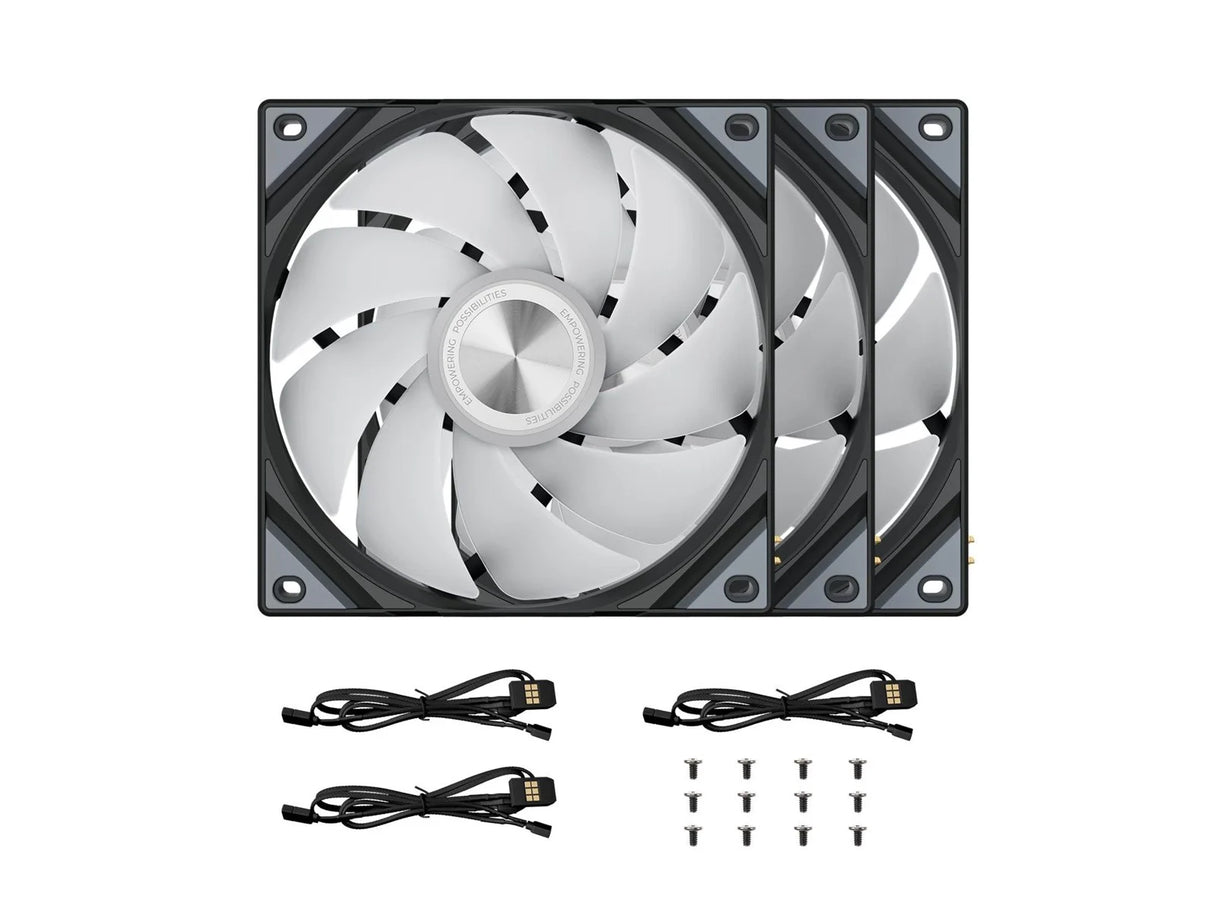 TRYX ROTA SL ARGB 120mm Fan Triple Pack, Black