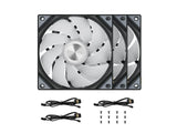 TRYX ROTA SL ARGB 120mm Fan Triple Pack, Black