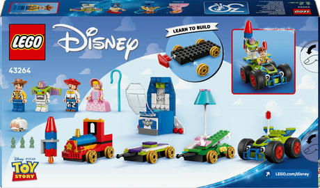 LEGO 43264 Disney Pixar Party Train and the RC Car from Toy Story