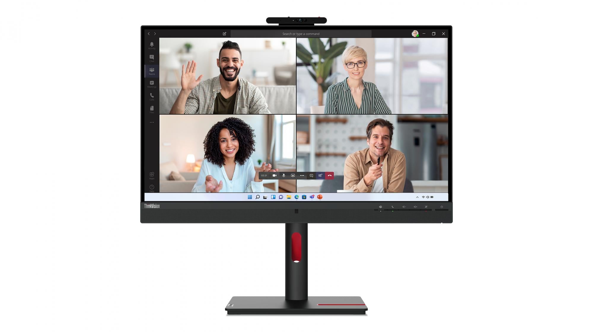 Lenovo ThinkVision T27hv-30 27 2560 x 1440 (2K) HDMI DisplayPort USB-C Pivot Skærm Lenovo