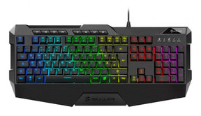 Sharkoon SKILLER SGK4 gamingtastatur, RGB, tysk layout