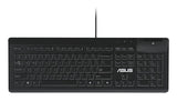 ASUS KU100 Smart Card USB-tastatur – taster og arbejdsflade set ovenfra