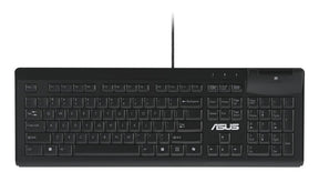 ASUS KU100 Smart Card USB-tastatur – taster og arbejdsflade set ovenfra