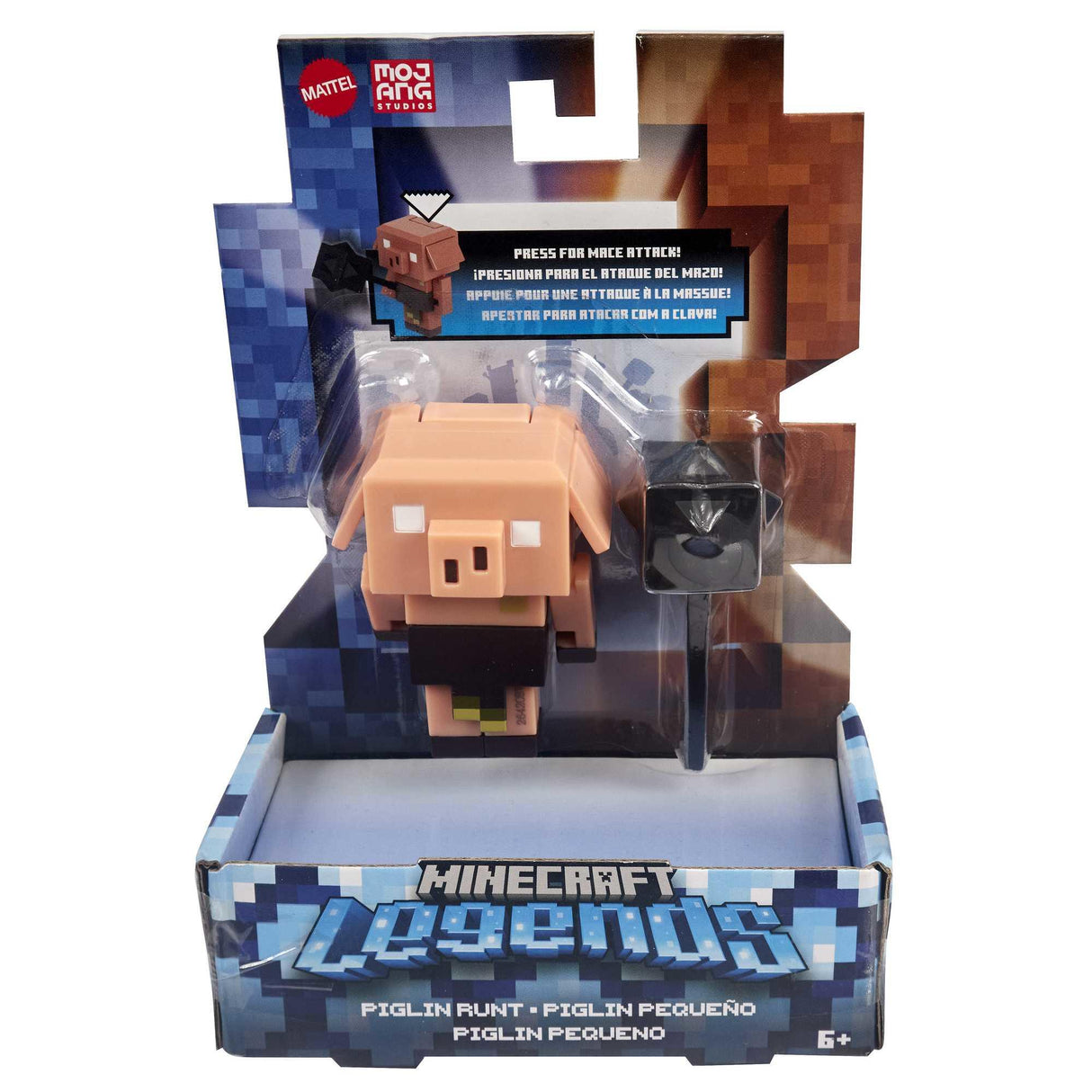 Minecraft - Legends 3.25 inch action figure - Mace Piglin Runt Minecraft