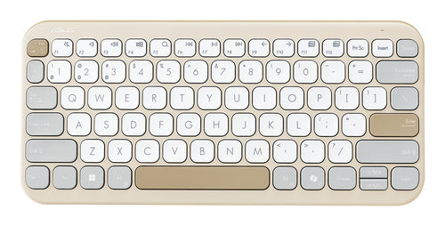 ASUS Marshmallow KW100 beige/grå – set forfra