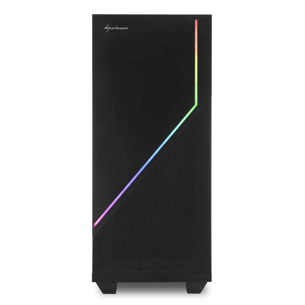 Sharkoon RGB FLOW, tower case (black, side panel of tempered glass) Sharkoon