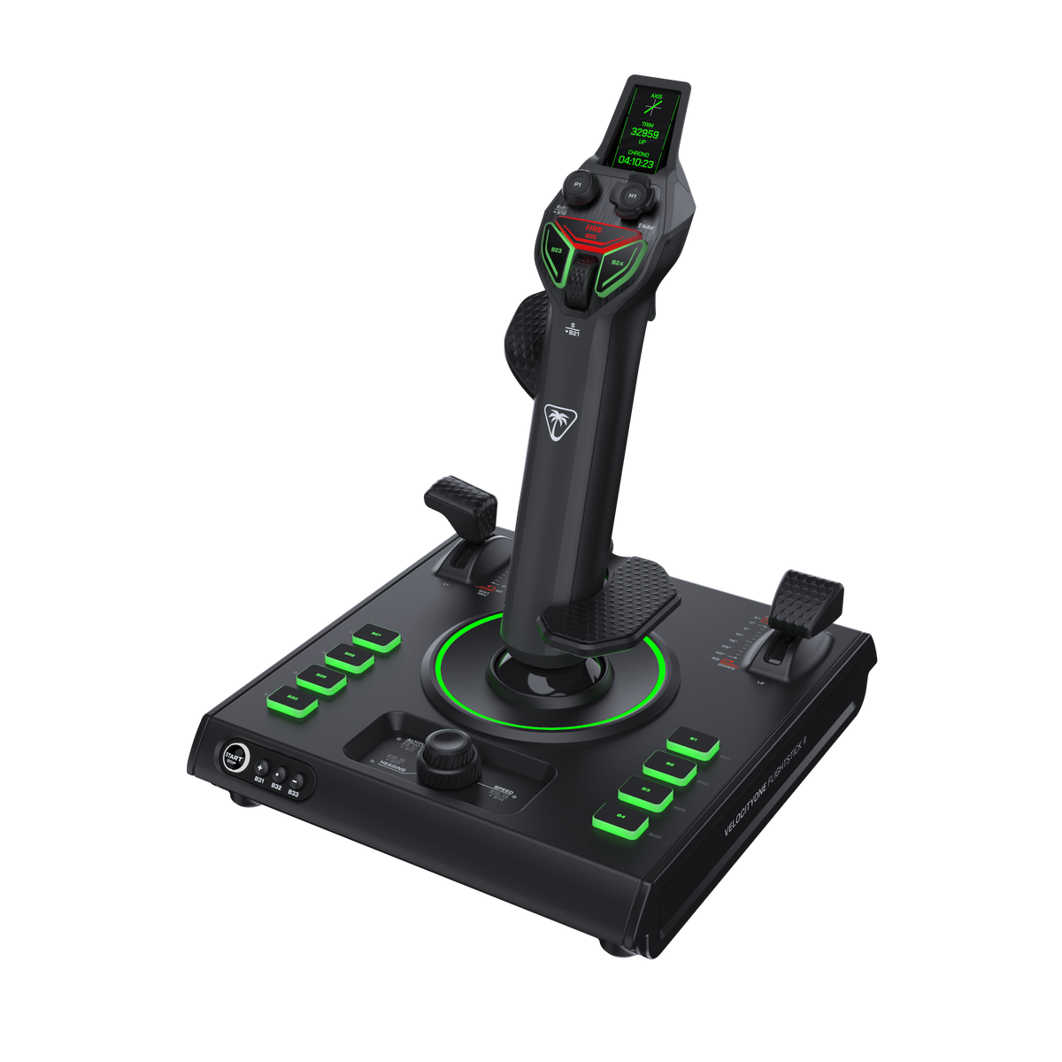 Turtle Beach VelocityOne Flightstick II – PC-joystick – Flightstick II på mørk baggrund