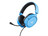 Trust GXT 498B Forta – blåt gamingheadset til PS5 og PS4 – forside