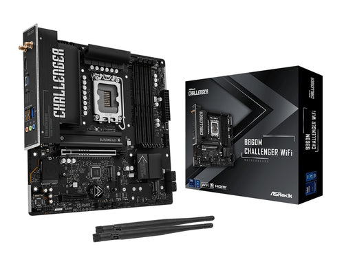 ASRock B860M Challenger WiFi bundkort - produktbillede 1