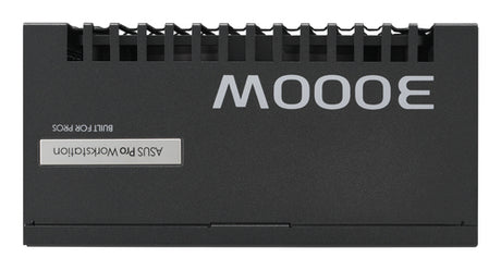 ASUS Pro WS 3000P – modsat sidepanel med 3000W-mærkning