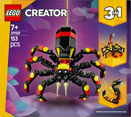 LEGO 31159 Creator 3-in-1 wild animals: surprise spider
