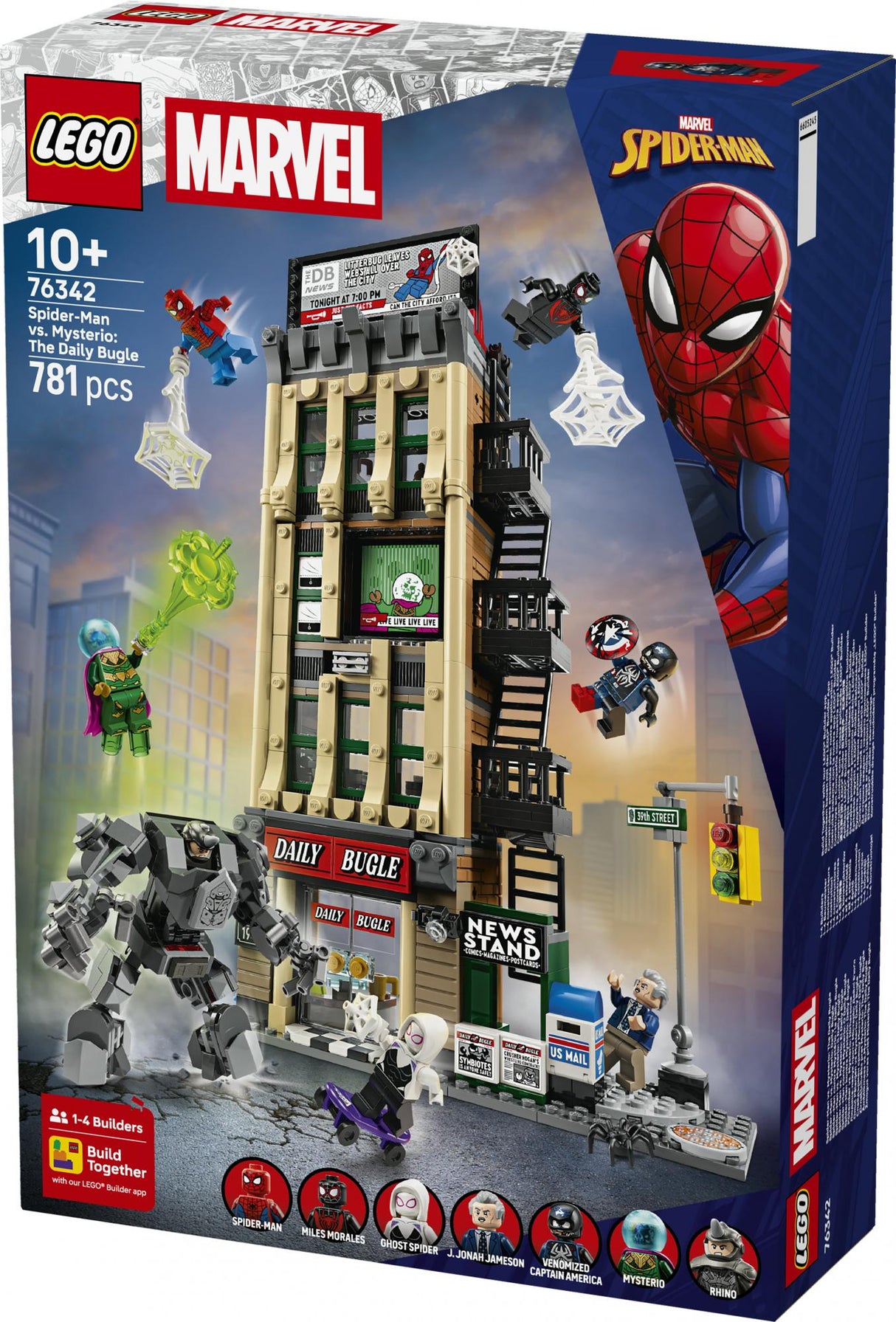 LEGO - Super Heroes - Spider-Man vs. Mysterio: The Daily Bugle (76342) LEGO