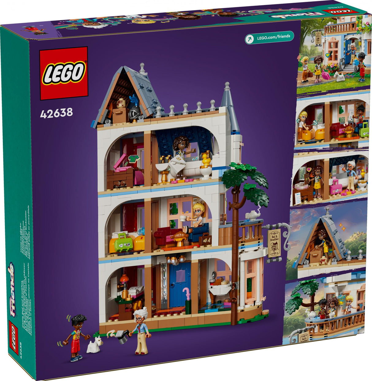 LEGO 42638 Friends Castle with Holiday Accommodation, construction toy LEGO