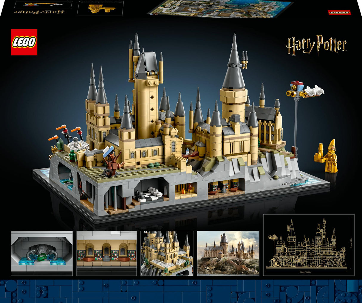 LEGO 76419 Harry Potter Hogwarts Castle with Castle Grounds, Construction Toy LEGO