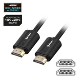 Sharkoon HDMI 2.0 kabel – 4K, sort, 1 m – billede 3