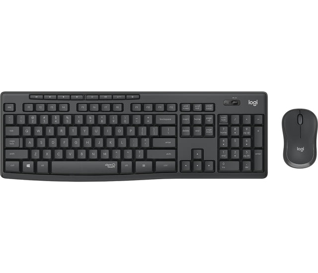 Logitech - MK295 Silent Wireless Combo Keyboard & Mouse set - Nordic Layout Logitech