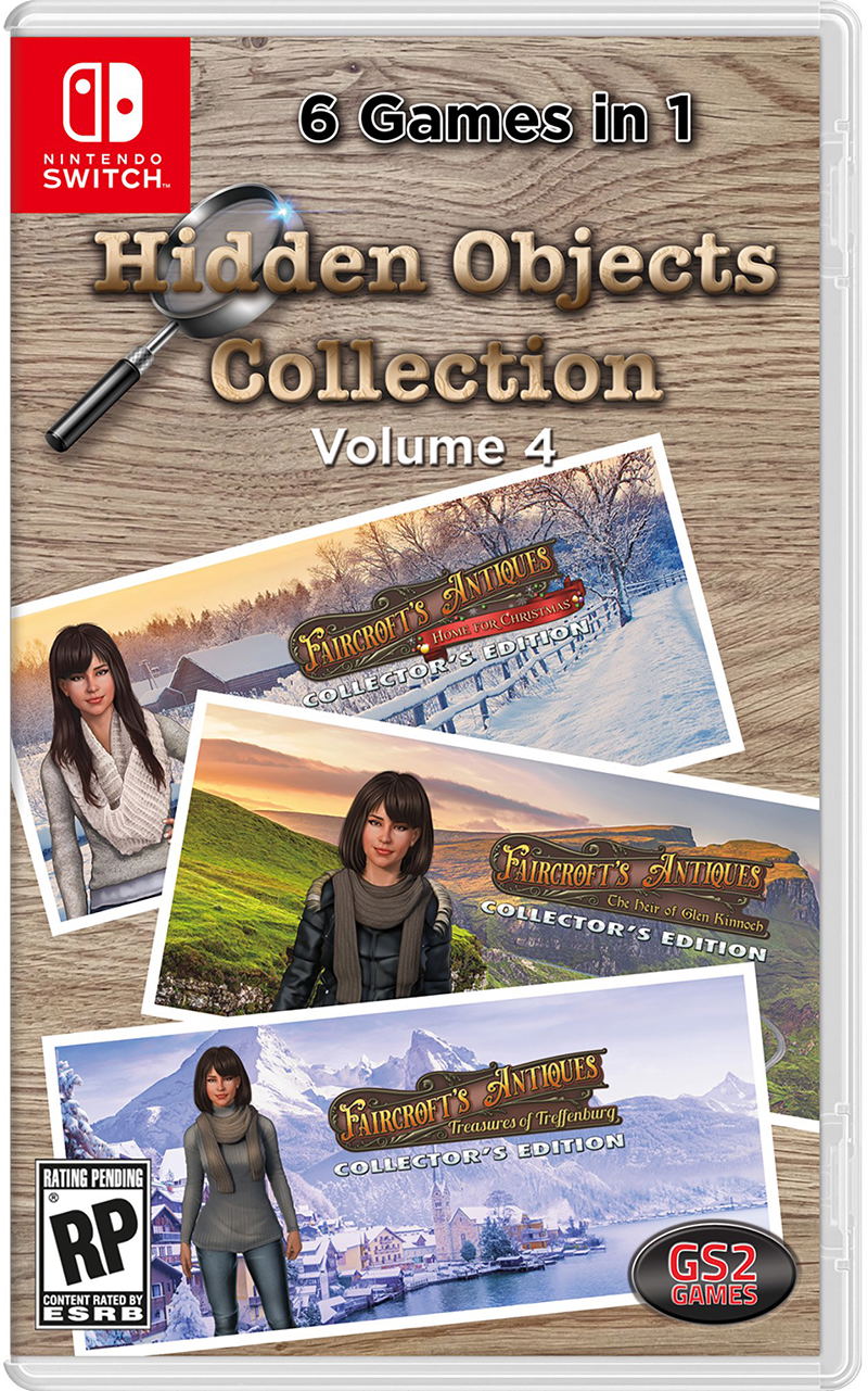 Hidden Objects Collection Volume 4 (Import) – omslag til Nintendo Switch