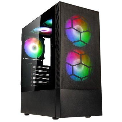 Kolink Observatory MX Mesh ARGB Midi Tower Case - Black Pro Gamersware - Kolink