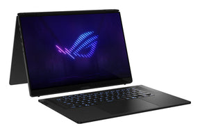 ASUS ROG Zephyrus Duo GX651AR-SR042W – set skråt forfra; tastaturlayout illustrativt